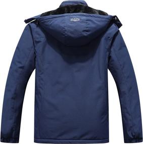 img 3 attached to 🧥 DLGJPA Men's Mountain Waterproof Ski Jacket: Ultimate Winter Warmth and Protection with Hood, Windbreakers, and Raincoat - Discover the Perfect Windproof Snow Coat