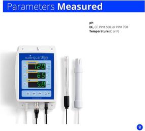 img 3 attached to 🌡️ Bluelab MONGUA Guardian Monitor: pH, Temperature, and Conductivity (TDS) Measurement for Water | Easy Calibration | 3-in-1 Digital Nutrient Meter for Hydroponic Systems & Indoor Plant Growth (White)