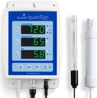 🌡️ bluelab mongua guardian monitor: ph, temperature, and conductivity (tds) measurement for water | easy calibration | 3-in-1 digital nutrient meter for hydroponic systems & indoor plant growth (white) logo