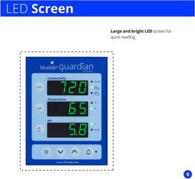 img 1 attached to 🌡️ Bluelab MONGUA Guardian Monitor: pH, Temperature, and Conductivity (TDS) Measurement for Water | Easy Calibration | 3-in-1 Digital Nutrient Meter for Hydroponic Systems & Indoor Plant Growth (White)