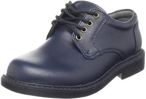 img 4 attached to JOSMO 8423 School Brown Toddler Boys' Oxfords Shoes