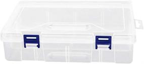 img 4 attached to 📦 MroMax Component Storage Box - Transparent PP Electronic Containers - Convenient Tool Boxes - 9.06" x 6.30" x 2.36" - Ideal for Electronic Components - 1pcs