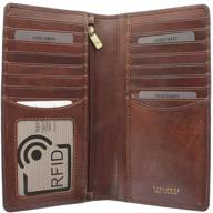 👜 visconti tuscany blocking genuine leather men's accessories: wallets, card cases & money organizers logo