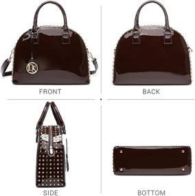 img 3 attached to Dasein Rhinestone Handbags Shoulder Designer Women's Handbags & Wallets for Satchels