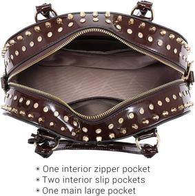 img 1 attached to Dasein Rhinestone Handbags Shoulder Designer Women's Handbags & Wallets for Satchels