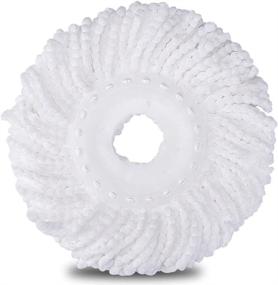 img 3 attached to 🧹 3-Pack Spin Mop Replacement Heads - 360° Microfiber Refills for Easy Cleaning - Round Shape, Standard Size