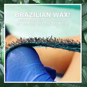 img 2 attached to Maxpearl Hard Wax Beads for Hair Removal – 2.5lb Refill Bag, Ideal for Brazilian Bikini, Eyebrows, Underarms, Face, Arms, Chest, Back, Legs | Targets Coarse Body Hair