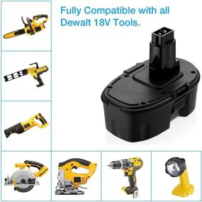 img 2 attached to 🔋 Powerextra 3.7Ah 18V DC9096 DC9098 Replacement Battery for Dewalt 18 Volt XPR Battery DC9099 DW9095 DW9096 DW9098 DE9038 Cordless Power Tools