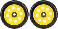 🔧 rock-n-roller r-trac rear 2-pack: 8x2 no-flat wheels for r6 & r8 multi-carts - offset hub (rwhlo8x2) logo
