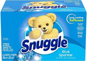 img 2 attached to Snuggle Fabric Softener Dryer Sheets: Blue Sparkle, 230 Count - Luxurious, Long-lasting Freshness for Your Laundry!
