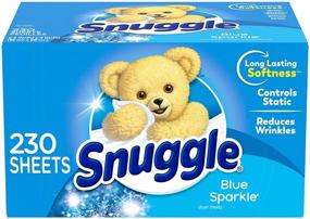img 4 attached to Snuggle Fabric Softener Dryer Sheets: Blue Sparkle, 230 Count - Luxurious, Long-lasting Freshness for Your Laundry!