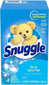img 3 attached to Snuggle Fabric Softener Dryer Sheets: Blue Sparkle, 230 Count - Luxurious, Long-lasting Freshness for Your Laundry!