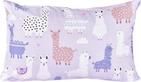 img 2 attached to J-pinno Llamas Alpaca Full Sheet 🦙 Set - 100% Cotton Bedding Gift (Full, 13)