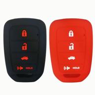 стильный и защитный чехол coolbestda key fob для honda accord civic - обеспечьте безопасность вашего пульта дистанционного управления (только для прямого ключа) логотип