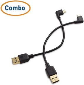 img 3 attached to 🔌 Cable Matters 6-дюймовый USB-кабель с прямым углом для ТВ-приставки и банка мощности - 90-градусный USB-кабель на Micro USB для ТВ-приставки Roku и не только