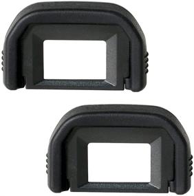 img 4 attached to 📷 2 Packs, EF Eyecup Eyepiece Viewfinder Eye Cup ABS - Compatible with Canon EF EOS 300D 350D 400D 450D 500D 550D 600D 1000D 1100D 700D 100D - Canon Rebel XT XTi XS XSi T1i T2 T2i T3 T3i T4i T5i SL1