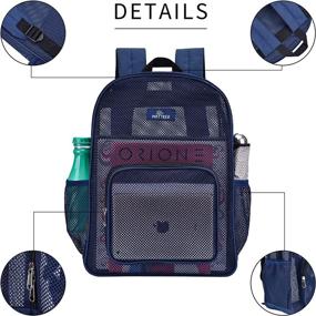 img 1 attached to 🎒 Transparent Commuting and Swimming Backpack