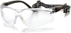 img 1 attached to 👓 POWERSHIELD HEAD Racquetball Goggles: Ultimate Protection with Impulse Anti-Fog & Scratch-Resistant Technology - Adjustable Strap Included