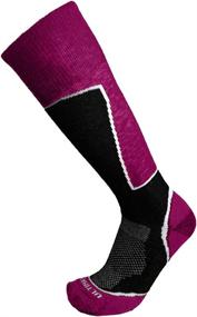 img 4 attached to 🧦 Premium Merino Wool Ski Snowboard Socks for Women - Exceptional Warmth and Comfort