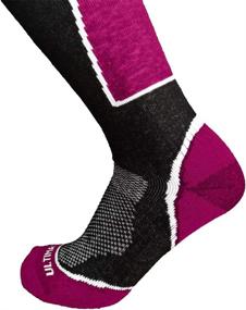 img 3 attached to 🧦 Premium Merino Wool Ski Snowboard Socks for Women - Exceptional Warmth and Comfort