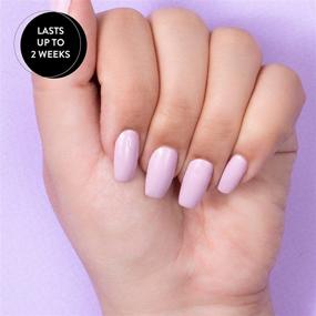 img 1 attached to 🌹 Sensationail 'Smell the Roses' Lavender Gel Polish: 2 Weeks of Dazzling Color with No Dry Time