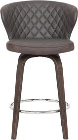 img 3 attached to Armen Living Mynette Leather Barstool