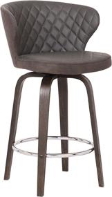 img 4 attached to Armen Living Mynette Leather Barstool