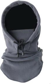 img 3 attached to 🏔️ Joyoldelf Tactical Heavyweight Balaclava: Outdoor Sports Mask for Hiking, Camping, Skiing & More - Grey