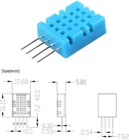 img 1 attached to DHT11 Цифровой датчик влажности и температуры/Arudino (4 штуки) - Обзор продукта OctagonStar