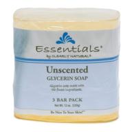 🛁 clearly natural glycerine bar soap, unscented - gentle & pure skincare, 3 count, 4 oz each logo