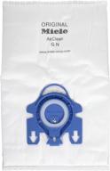miele airclean 3d efficiency dust bags, type gn, (2 boxes containing 8 bags & 4 filters) logo
