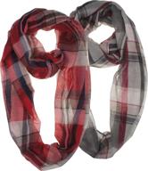 vivian vincent infinity christmas candycane women's accessories in scarves & wraps logo