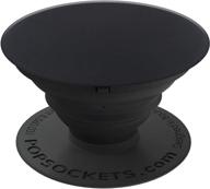 popsockets: black collapsible grip stand for phones and tablets - enhanced seo logo