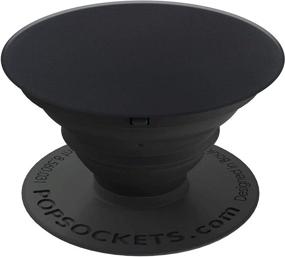 img 4 attached to PopSockets: Black Collapsible Grip Stand for Phones and Tablets - Enhanced SEO
