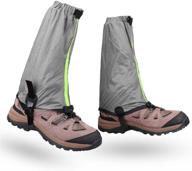 🏔️ kratarc outdoor waterproof leg gaiter snow boot gaiters - adjustable, lightweight, ideal for climbing, hiking, walking, hunting logo