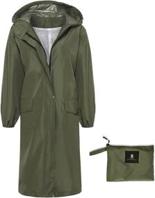 img 3 attached to SaphiRose Waterproof Lightweight Raincoat Windbreaker Women's Clothing and Coats, Jackets & Vests