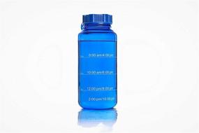 img 3 attached to Hydr-8 Time Marked Blue Sports Water Bottle Hydration System - 32oz (1000mL)