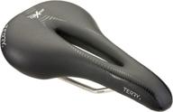 🚲 terry butterfly century bike saddle - women’s bicycle seat for long distance riding - fibra-tek cover with poron xrd shock absorbing layer - black logo