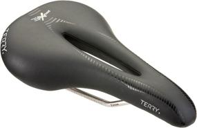 img 4 attached to 🚲 Terry Butterfly Century Bike Saddle - Women’s Bicycle Seat for Long Distance Riding - Fibra-Tek Cover with Poron XRD Shock Absorbing Layer - Black