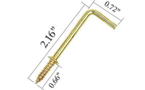 img 3 attached to Enhance Your Photo Frames with FGen 100pcs L Type Copper Plated Right Angle Hooks