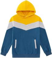 🧥 stay warm in style: boys' sherpa hooded sweatshirt - fashionable hoodies & sweatshirts logo