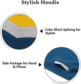 img 1 attached to 🧥 Stay Warm in Style: Boys' Sherpa Hooded Sweatshirt - Fashionable Hoodies & Sweatshirts