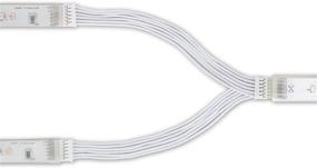 img 1 attached to 🔌 Philips Hue Lightstrip Plus Гибкий разветвительный кабель, 2 шт. (0.4фт/12см, белый)