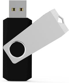 img 2 attached to 📀 RAOYI 10 штук 16GB USB флеш-накопитель: антикварный удерживающийся дизайн ручки, USB 2.0 флэш-накопитель памяти - черный USB-диск.