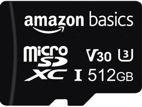 img 3 attached to 💾 Amazon Basics 512GB microSDXC Memory Card with Full Size Adapter - A2, U3, 100 MB/s Read Speed