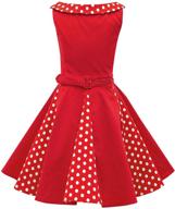 adorable blackbutterfly kids 'alexia' vintage polka dot 50's girls dress: timeless style for fashionable little ones logo