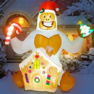 rocinha inflatables abominable gingerbread decorations logo
