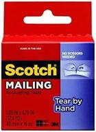 📦 mmm3841 scotch tear by hand packaging tape: convenient, effortless & mess-free packing experience logo