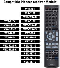 img 3 attached to 📱 Gvirtue AXD7534 AV Receiver Remote Control: Replacement for Pioneer SX-319V, VSX-519V Series