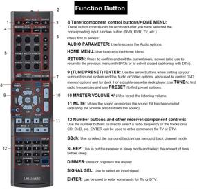 img 1 attached to 📱 Gvirtue AXD7534 AV Receiver Remote Control: Replacement for Pioneer SX-319V, VSX-519V Series